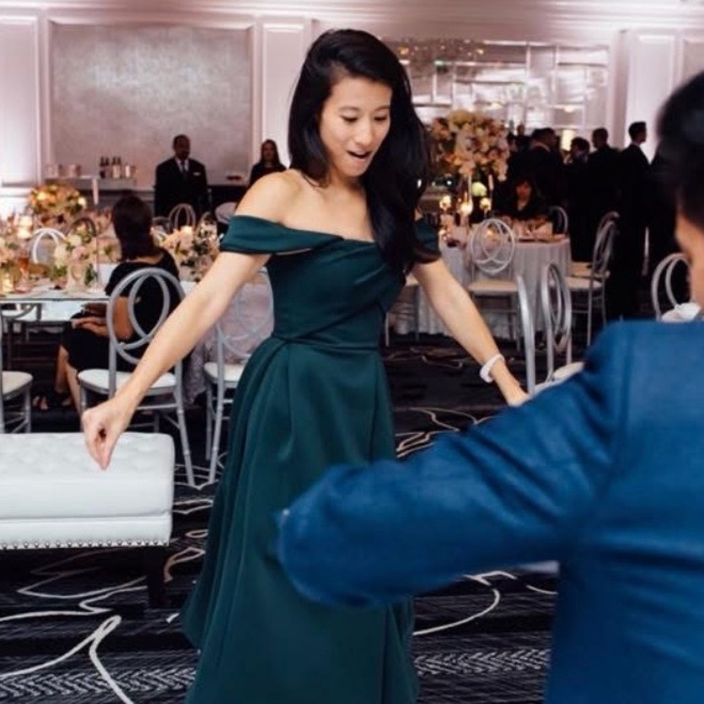 ASOS Drape Shoulder Dress